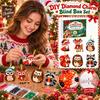 Christmas Ornaments Kit, 6 Pack Acrylic 2D Flat Hanging Decor Gift Set