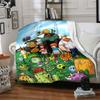 Plants Vs. Zombies Blanket Durable Comfort Great for Bedding Chair Sofa All-Season Use Digital Print Birthday Christmas Gift Blanket