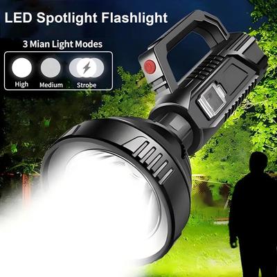 Nowa jasna latarka LED OSL USB akumulatorowa superjasna lampa uliczna przenośna wodoodporna latarka 3 tryby kempingowa latarnia