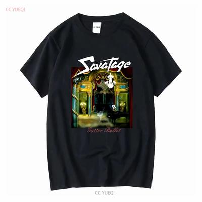 SAVATAGE GUTTER BALLET NEW BLACK T SHIRT Unisex S XL Vintage Washed Breathable Stylish Fashion Soft Streetwear Versatile