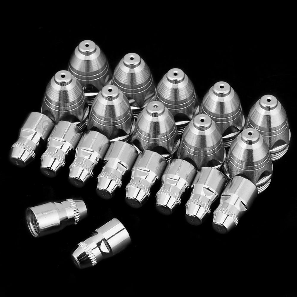 25 Pcs 1.5mm Tip Diameter Plasma Cutting Nozzle and Electrode Kit  Industrial Metal Cutting