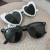 Bride Groom Pearl Heart Sunglasses Set Groomsman Bridesmaid Wedding Day Bachelorette Party Bridal Shower Decorate Supplies Gift