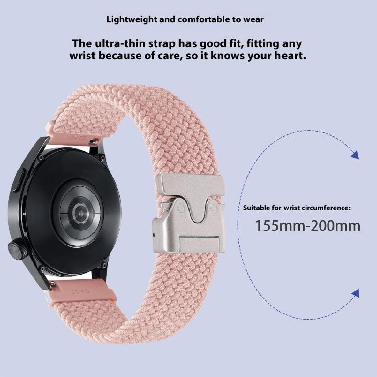 Breathable Sweat Resistant Nylon Watchband Quick Dry Material Secure Parachute Buckle 20mm Compatibility for Watch 5 6 7