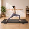 Dreifach verdickte rutschfeste Yoga- & Fitnessmatte: Multifunktional für Tanz, Gymnastik und Sport. Faltbar und weich.