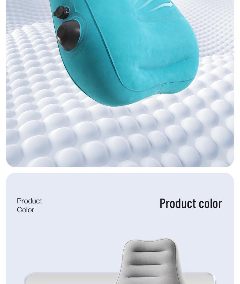 Inflatable Lumbar Pillow & Waist Support for Travel