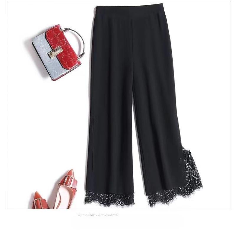 Summer New Large Size Fashion New Professional Outer Wide-leg Pants