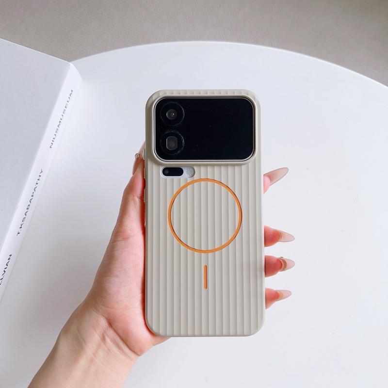 

For Xiaomi 17 Pro Max Case For Magsafe Strap Rows Pattern Fashion Mobile Phone Cover Xiaomi 17