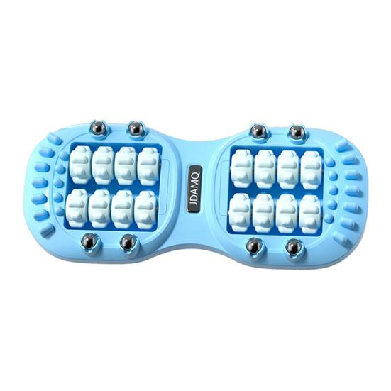 

Массажный ролик для ног Акупрессура Рефлексология Инструмент для облегчения подошвенного фасциита Улучшенное кровообращение Портативный инструмент для восстановления мышц для дома и офиса синий