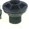 1Set PVC Water Barrel Adapter, Durable Water Tank Adapter With Valve, Quick Installation Rainwater Collection Connector Kit