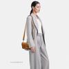 [Pre-Owned] Millie Visetos Metallic Hardware Laurel Leaf Lock Monogram Smooth Envelope Crossbody Bag Coated Canvas Napa Leather Should - Good #1CQ40OW