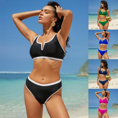 Frauen Bikini Sexy Hohe Taille Badeanzug Strand Bademode Weiblichen Sommer Badeanzug