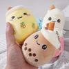 Cross-Border Bubble Tea Plush Keychain Accessory Doll