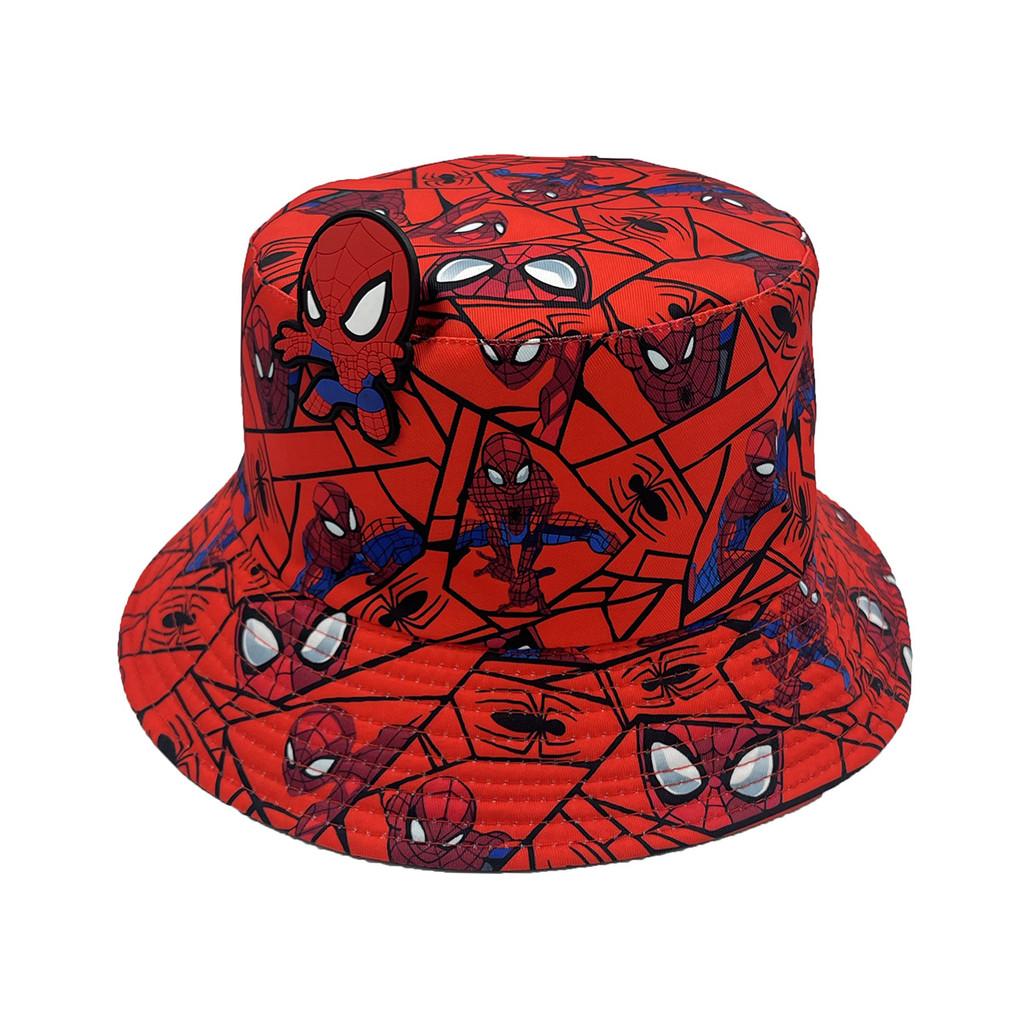 Spider Man Summer Sun Protection Fisherman Hat With Breathable Polyester For Women