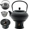 CAST IRON KETTLE 1.5 L TEA INFuser with Strainer + Warmer