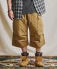 RUGGED HOUSE Brick Vintage Bio Bermuda Elastic Pants Camel