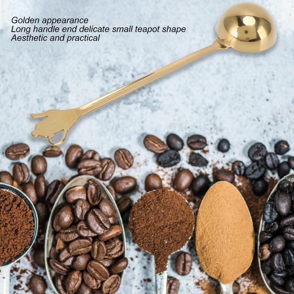 Stainless Steel Coffee Measuring Scoop Long Handle Long Handle Measuring Spoon Coffee Bean