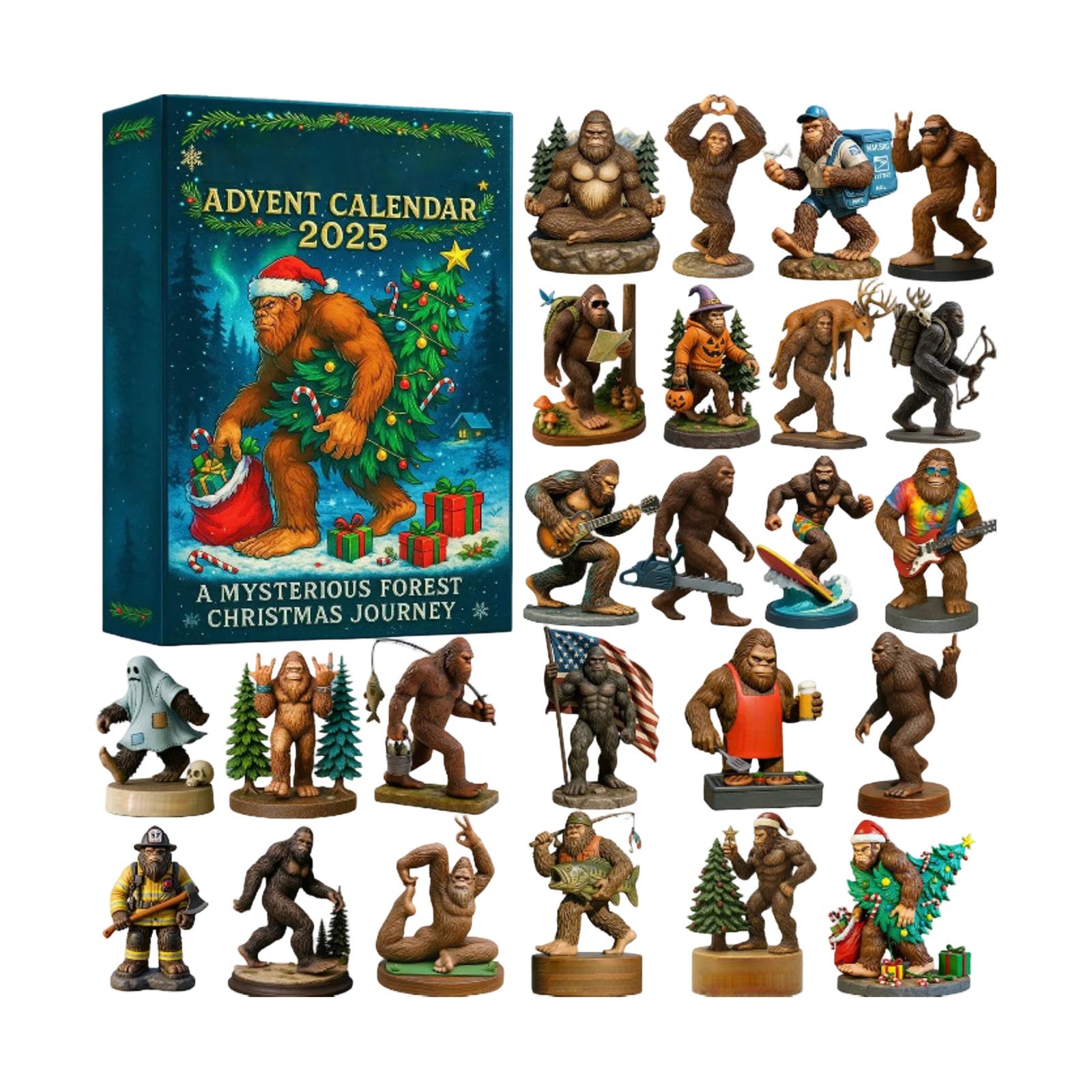 

2PC The Countdown Calendar Includes 24 Gifts, Countdown Calendar, And Surprise Gift One Size