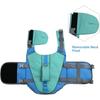 Chaleco Salvavidas para Perro, Chaleco de Seguridad Tiburón para Nadar con Asa de Rescate, Chaleco Flotante Ajustable para Cachorro, Salvavidas para Mascotas para Navegación