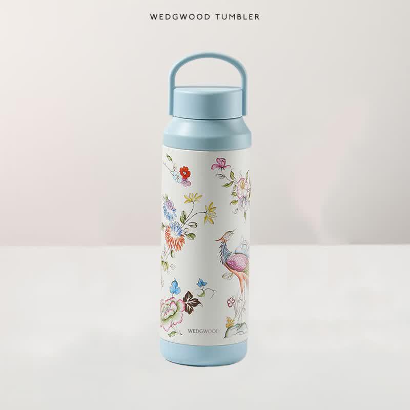 Wedgwood Lucky Peacock Stainless Steel Insulated Travel Mug 500ml