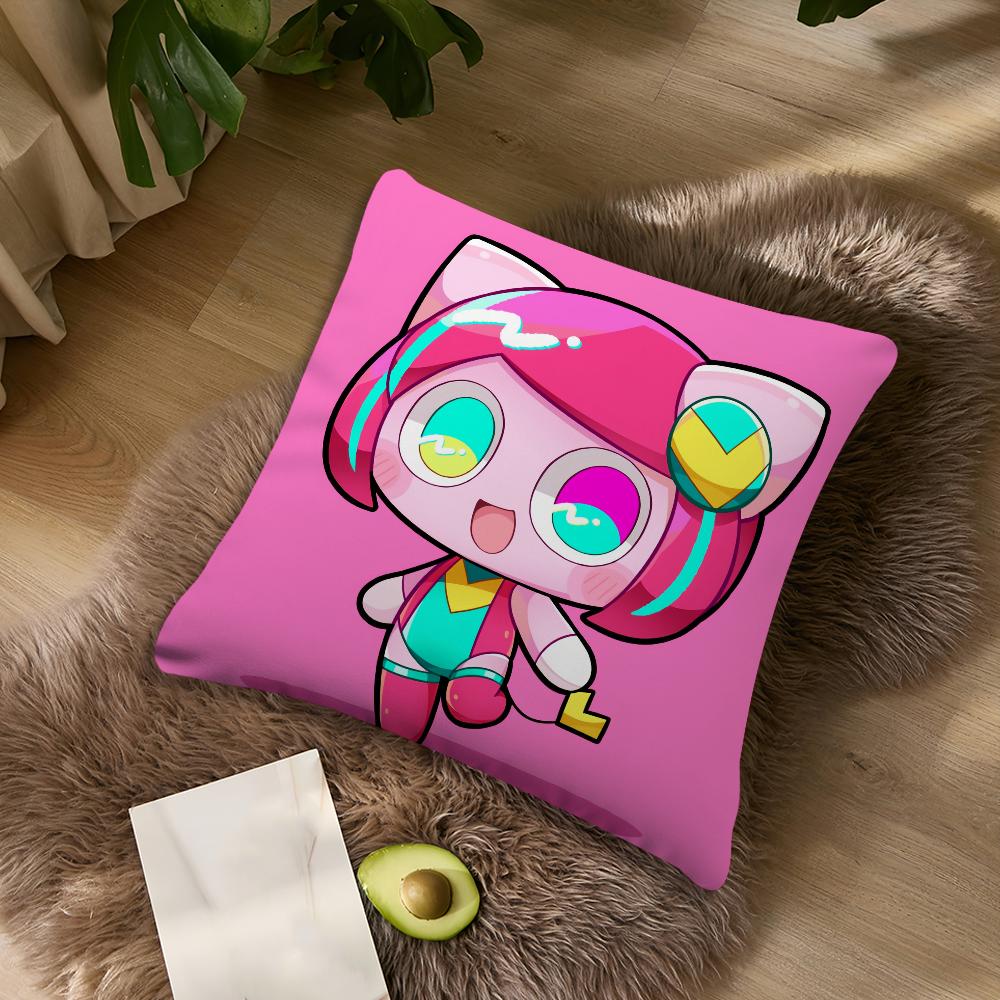 Cute P-Pepoyo Artist Producer Kawaii Music For Bedroom Car Coffee Shop Room Soft and Living Room Sofa Decorative Pillow Case