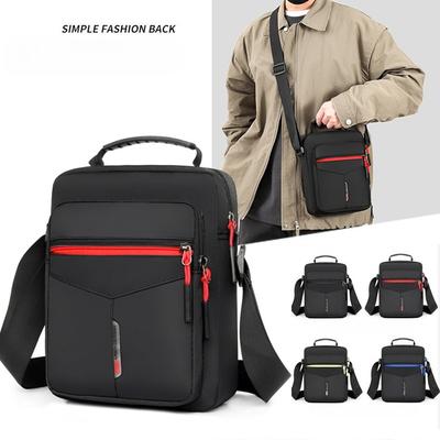 Elegante Herren-Umhängetasche - Modische Oxford Crossbody Schultertasche mit leichtem Design