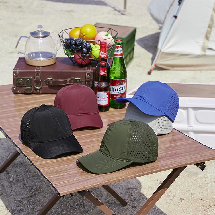 Custom High Quality Baseball Gorra Caps Waterproof Nylon Material Trucker Hats Fashion Outdoor Dads Hats
