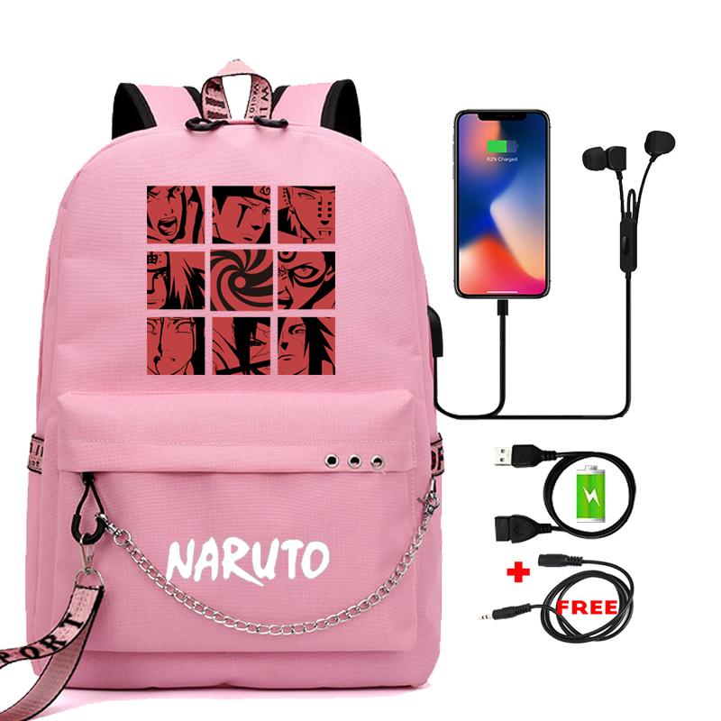 Anime Bookbag Teenage Backpack Unisex School Bag for Boy Girl Cartoon Printing Laptop Bagpack Back To School