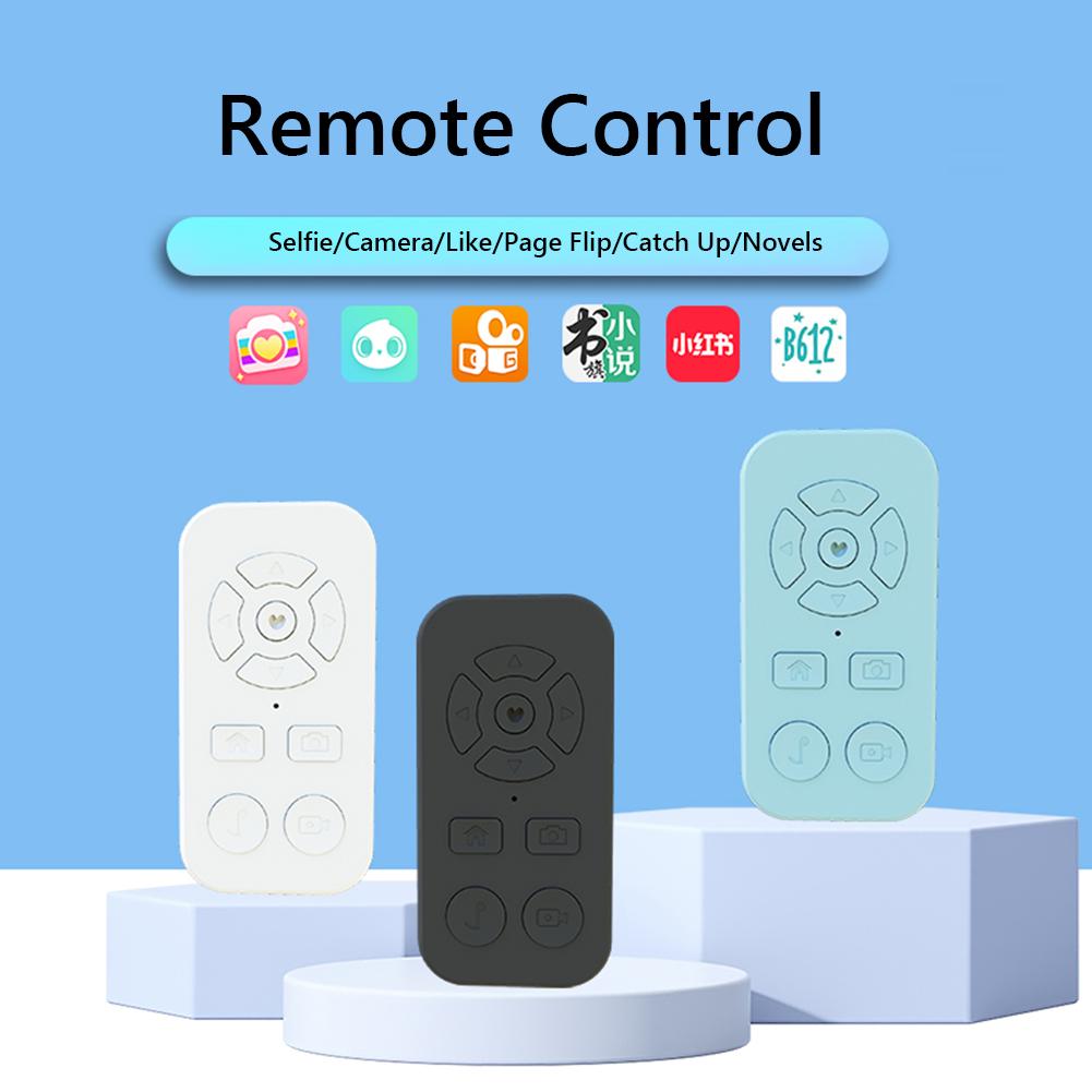Smart Remote Bluetooth-Compatible Rechargeable Universal Remote Control Wireless Page Turner for Android iOS iPhone iPad Tik Tok
