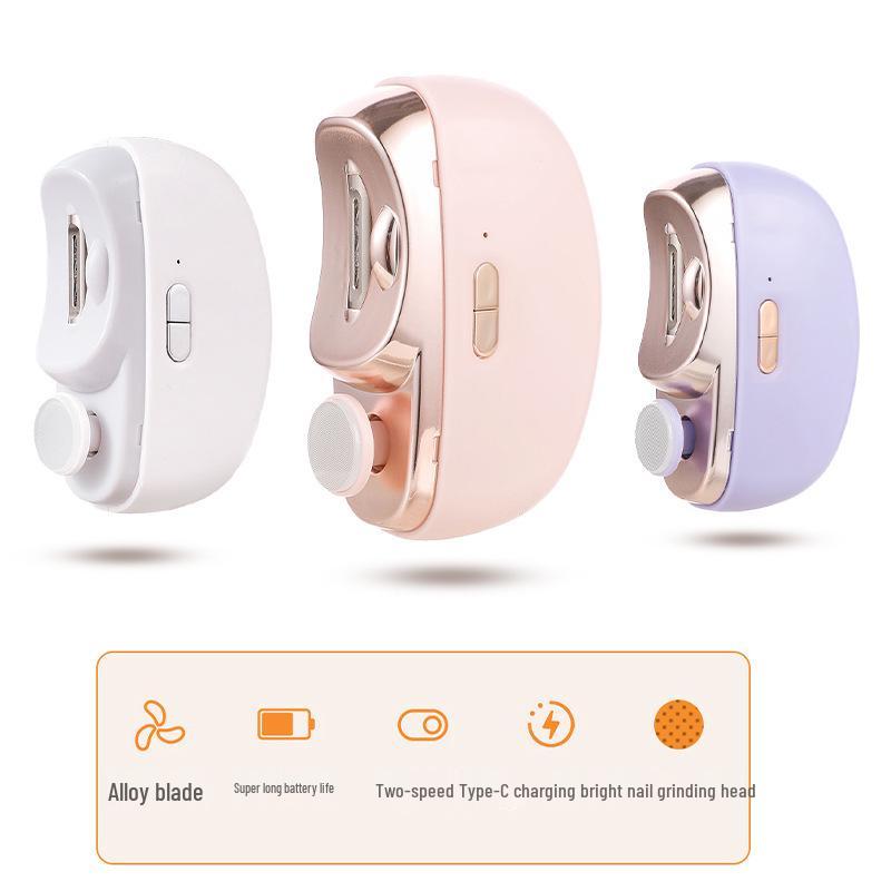 Electric Anti-Pinch Nail Clippers & Grinder for Children and Adults