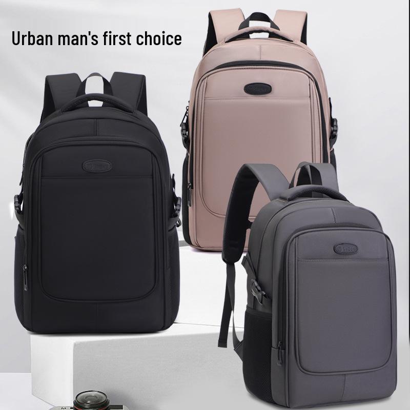 Men's Trendy Cross-Border Laptop Backpack - Large Capacity Travel, Casual, and Business School Bag