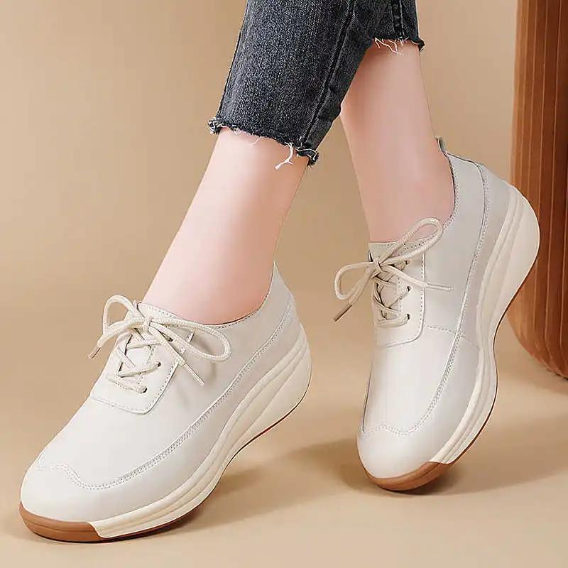 Thick Sole Autumn Women's Boots Size 34 Running Summer Sports Shoes Woman Summer Sneakers Tenks Luxury Brand Aestthic