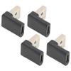4pcs USB Type C Right Angle Adapter 10Gbps Transmission Portable USB Male To Type C Female Adapter for Laptops Desktops