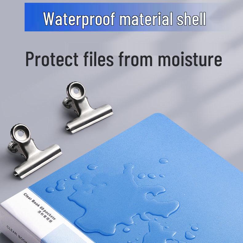 A4 Transparenter Dokumenten-Aufbewahrungsordner für Büroorganisation.