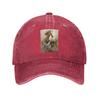 Horse Galloping In The Desert Illustration Denim Cap Casual Baseball Caps Adjustable Hat Summer Unisex Baseball Hats