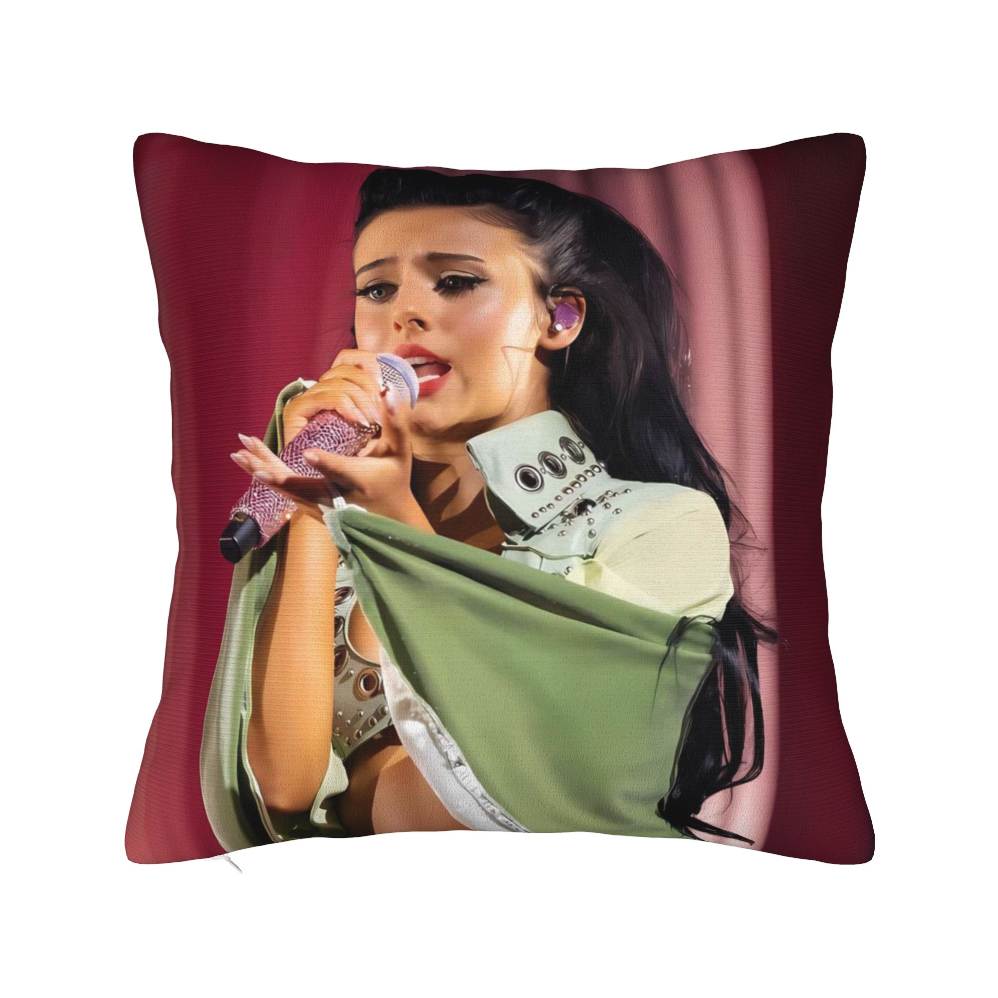 Jessie Murph Hysteria Tour 2025 Pillowcases  Morden Pillow Case For Couch Sofa Bedroom Comfy Pillow Cover 12x12Inch