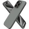 Silicone Case - iPhone - 15 Pro Max - Ultra Slim - Anti-Scratch - Natural Titanium