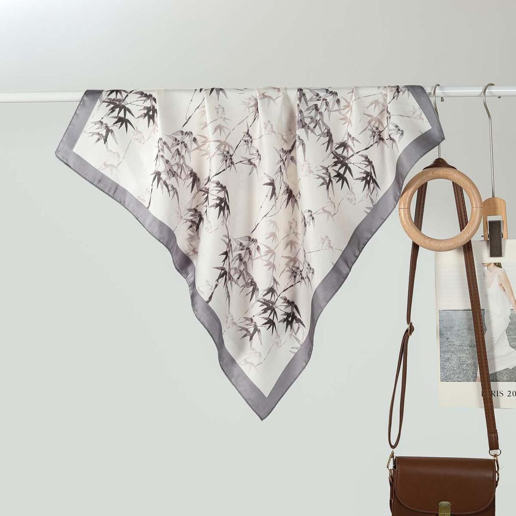 70CM Ladies Fashionable Silk-Feel Small Square Scarf