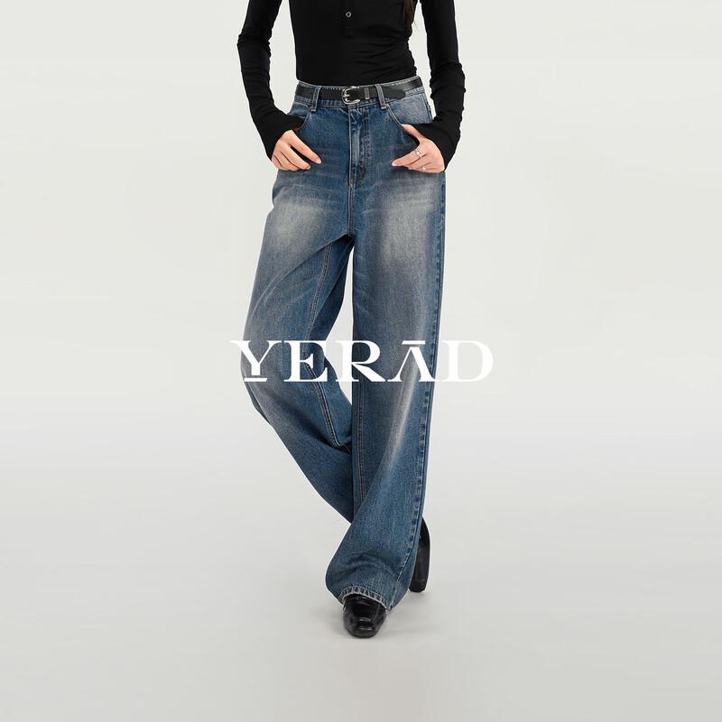 YERAD Women's Retro Wide Leg Jeans