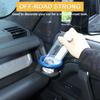 BJL1 For Land Rover Defender 110 130 2020-2026 Carbon Steel Black Car Passenger Dashboard Side Cup Holder Interior Car Accessories