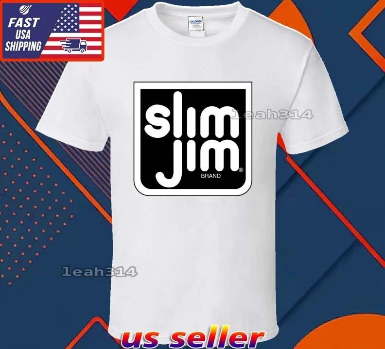 New Shirt Slim Jim Brand Logo T-Shirt Funny American Usa Unisex Size S-5XL XL