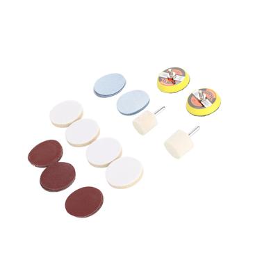 Glass Cooktop Repair Kit, Car Glass Scratch Removal Kit, Polishing Kit, Ceric Dioxide Abrasive Discs Polish Pad Felt