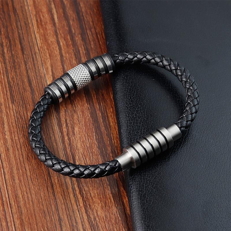 Europe, America, Accessories Fashion Retro Men's Leather Bracelet, Personalized Weaving, Bracelet Accessories 2026