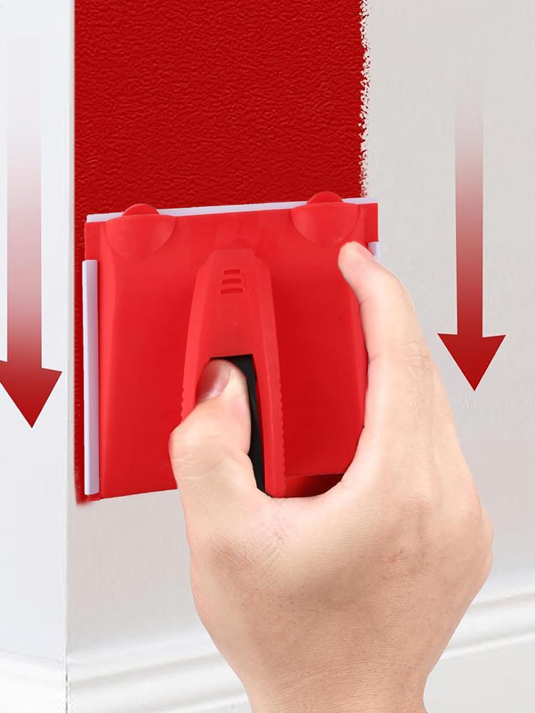 4pcs Paint Edger Tools Small Corner Painting Tool Edge Painter With Touch-up Pad Practical Paint Cutting Edge Tool For Home