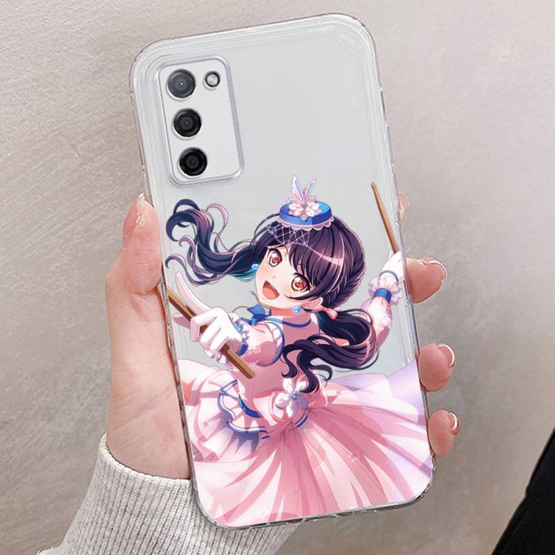 Yashio Rui BanG Dream Phone Case For Xiaomi Mi 11 Ultra Lite 10 Redmi Note 9 8 7 9a K30S K40 Pro Transparent Coque