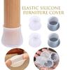 24 Teile/satz Runde Silikon Non-slip Silikon Stuhl Bein Kappen Möbel Tisch Stuhl Bein Boden Füße Kappe Abdeckung Schutz