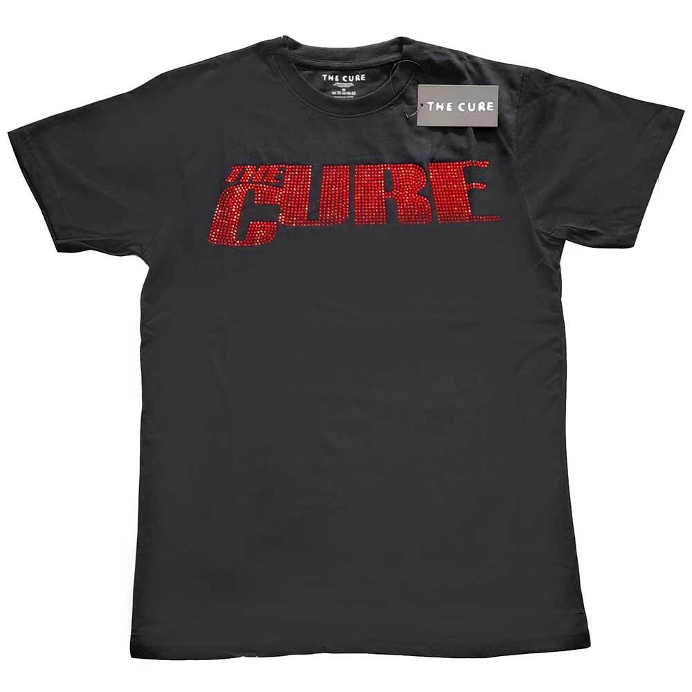 The Cure -Logo-Diamante - Black T-shirt XS