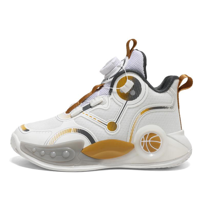 

Children s basketball shoes 2025 spring and autumn new mesh boys sports shoes non-slip middle and older boys running shoes 31
