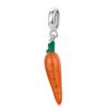 WOSTU Real 925 Sterling Silver Original Strawberry Charm Cute Fuirt Food Beads Banana Apple Avocado tomato s925 pendant DIY Gift