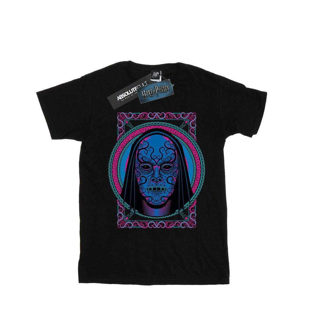 Harry Potter Mens Neon Death Eater Mask T-Shirt
