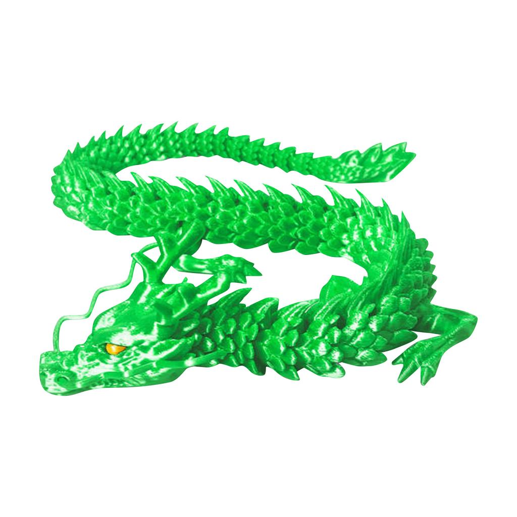 3D Printed Movable Dragon Toy, Dragon With Movable Joints, 3D Printed Dragon Toy Decoration, Stress Relief, Movable Dragon